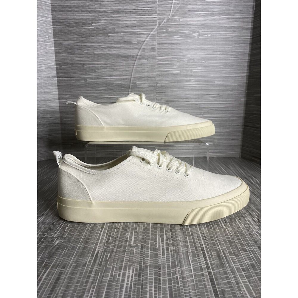 Everlane Unisex‎ Cotton The Forever Sneaker Tennis White Size Female 11 Male 9